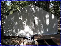 16x20 Canvas Wall Tent With Screens