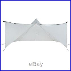 1-2 Person Smokey HUT Chimney Tent Top-up Tent Lightweight Shelter for Camping