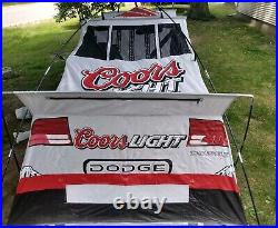 1 OF 1 NASCAR Race Car Shaped Camping Tent #40 5 By 14 Coors Beer RARE