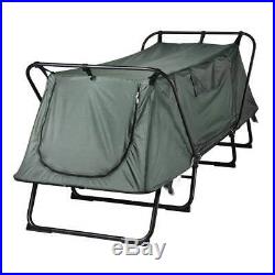 1-Person Folding Camping Tent Cot Outdoor Waterproof Hiking Bed Carry Bag 330lbs