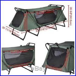 1-Person Folding Tent Cot Waterproof Oxford with Mesh Carry Bag Portable Sleep