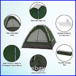 #1 Selling 2-Person Dome Tent Collection Water Resistant, Removable Rain Fly &