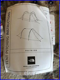 2001 The North Face Rainier 3 Season 2 Person Tent Never Used