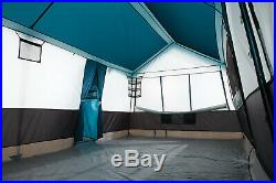 20X12 NEW Camping Blue Instant Family Cabin 3 Room Large Sealed 12 person TENT