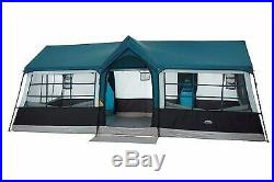 20X12' NEW Camping Blue Instant Family Cabin 3 Room Large Sealed 12 person TENT
