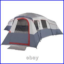 20-Person 4-Room Cabin Tent with 3 Separate Entrances for Camping NEW