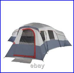 20-Person 4-Room Cabin Tent with 3 Separate Entrances for Camping NEW