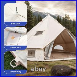 20 Person Family Glamping Camping Bell Tent Waterproof Outdoor Shelter with Window 20 Person Family Glamping Camping Bell Tent Waterproof Outdoor Shelter with Window