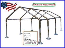 22x30 Canopy Tent Kit 1-3/8 ID withTarp No Poles/Legs Carport Boat RV Greenhouse