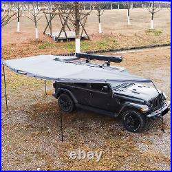 270 Degree Car Awning Rooftop Tent Passenger Side Shade Room for Outdoor Camping