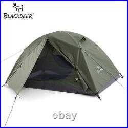 2-3 People Backpacking Tent Camping Winter Skirt Tent 2Layer Waterproof Hiking