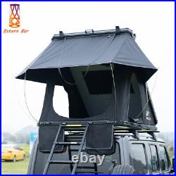 2-3 Person Car Rooftop Tent Flip Over RTT UV Resistent Waterproof Camping Hiking