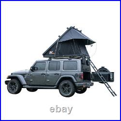2-3 Person Car Rooftop Tent Flip Over RTT UV Resistent Waterproof Camping Hiking