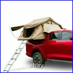 2-3 Person Roof Top Tent Jeep Truck & Car Camping with Ladder Hiking Sleep Outdoor