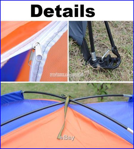 2 3 Person Ultralight Backpacking Couple Camping Set Up Shelter Tent Hiking Bags