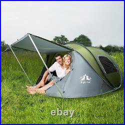 2-4 Persons Pop Up Tent Waterproof Automatic Lightweight Camping Beach Tent