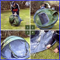 2-4 Persons Pop Up Tent Waterproof Automatic Lightweight Camping Beach Tent