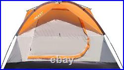 2/6 Family Camping Tents, Outdoor Double Layers Waterproof Windproof with Top xc