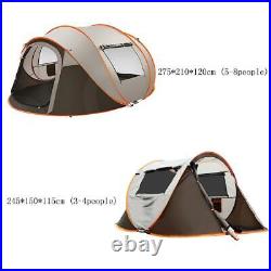 2-6 Person Camping Automatic Pop Up Tent Waterproof Outdoor Large Hiking Green