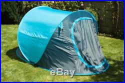 2 Man Person Pop Up Tent Hiking Camping Festival Beach Quick Instant Fast Pitch