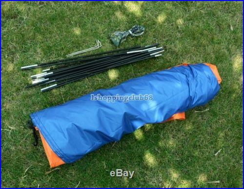 2 Person Family Outdoor Waterproof Shelter Canpoy Tent Camping US Double Layer