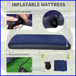 2 Person Foldable Camping Cot with Tent, Bedspread, Air Mattress 2 Person Foldable Camping Cot with Tent, Bedspread, Air Mattress