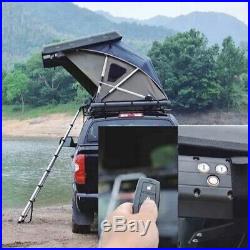 2 Person outdoor camping electric remote car hard shell roof top tent