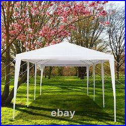 30'x10' Heavy Duty Outdoor Canopy Party Wedding Tent Gazebo Carport with7 Sidewall