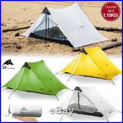 3F UL GEAR 1 2 Person Man Outdoor Ultralight Camping Tent 3 Season Backpacking