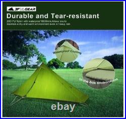 3F UL Gear Lanshan Ultralight Tent, 2 Person, Green