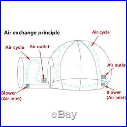 3M/9'8'' Bubble Tent Luxury Inflatable w Airblower Outdoors Stargazing Camping