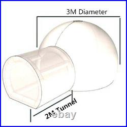 3M Inflatable Bubble Camping Tent Outdoor Eco Friendly Dome Clear Tent with Blower
