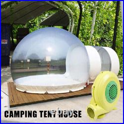 3M Inflatable Bubble Tent withQuiet Air Blower Eco Home Tent DIY House Camping NEW