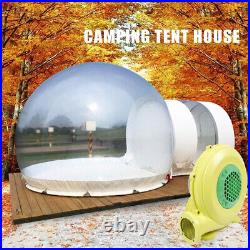 3M Inflatable Bubble Tent withQuiet Air Blower Eco Home Tent DIY House Camping NEW