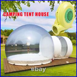 3M Inflatable Bubble Tent withQuiet Air Blower Eco Home Tent DIY House Camping NEW