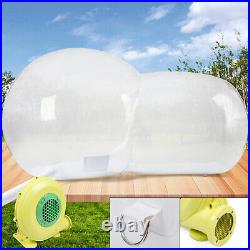 3M Inflatable Bubble Tent withQuiet Air Blower Eco Home Tent DIY Outdoor Camping