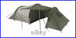 3 Berth Olive Green THREE MAN TENT with Storage Area Double Skin Camping Shelter