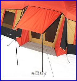 3 Room Cabin Tent 10 Person Capacity Outdoor Family Camping Gear 20'x11