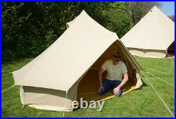 3m Bell Tent Standard Separate grounsheet Quality canvas tent