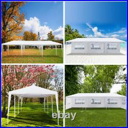 3x9M Five Sides Portable Home Use Waterproof Tent with Spiral Tubes party White
