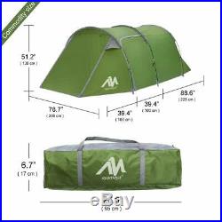 4-5 Person Dome Family Camping Tunnel Tent Waterproof Shelter Hiking Travelling