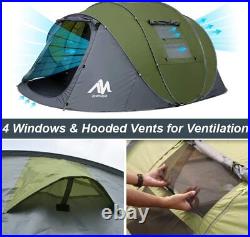4-6 Person Automatic Instant Pop Up Camping Tent Outdoor Waterproof Double Layer