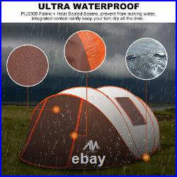 4-6 Person Automatic Pop Up Tent Camping Hiking Outdoor Waterproof Large Shelter