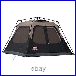 4-Person Cabin Tent with Instant Setup, Coleman Camping Tent Weatherproof WithBag