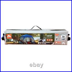 4-Person Instant Cabin Tent with LED Lighted Hub