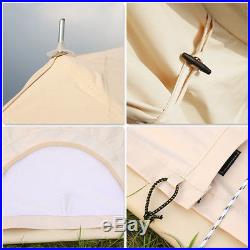 5M/16.4 ft Bell Tent Cotton Waterproof Camping Outdoor Heavy Duty Glamping Tents