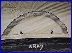 5M Bell Tent Zipped-in-Ground sheet Tent Family 10 Person Camping Tent Beige