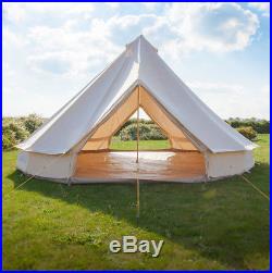 5M Bell Tents Canvas Heavy Duty Double Door British Yurt Tent Large Custom Made