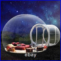 5M Inflatable Bubble Tent Large DIY House Outdoor Camping Star Tent + Air Blower
