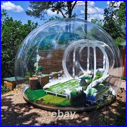 5M Inflatable Bubble Tent Large DIY House Outdoor Camping Star Tent + Air Blower